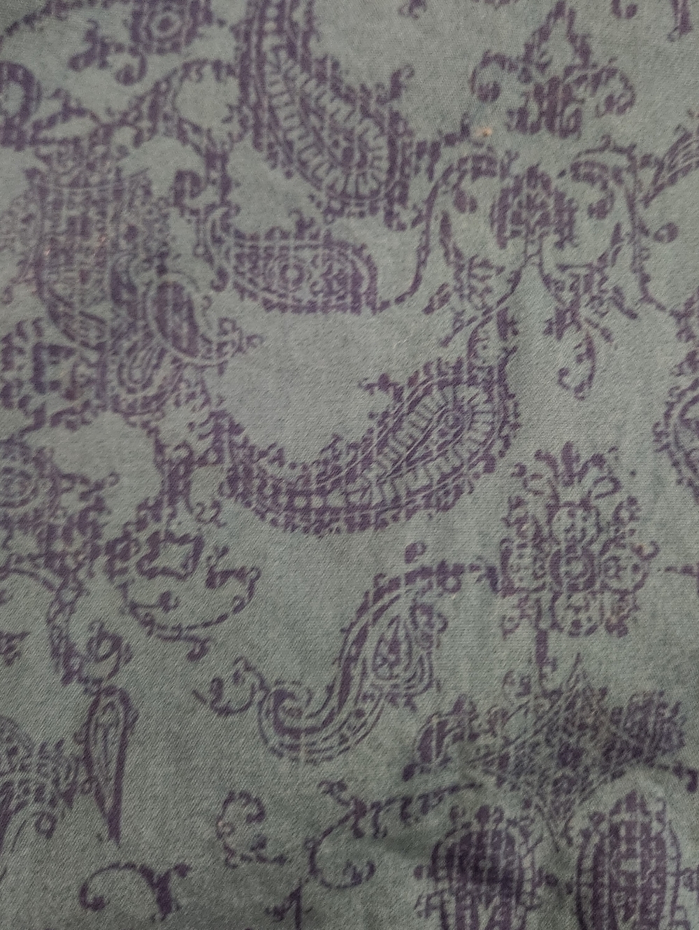 Men's Rock & Roll Cowboy Size XL Blue Paisley Pearl Snap LS Shirt Western Ranch - Picture 6 of 9